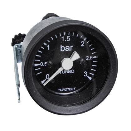 Manômetro de Pressão do Turbo 3 Bar Sem Cabo - TUROTEST 300531
