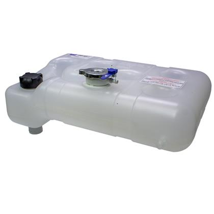 Reservatório do Radiador Mercedes L1218 LK2638 LS1938 OF1417 OF1418 OH1421 Saída Embaixo Com Sensor - Reserplastic - 000016  