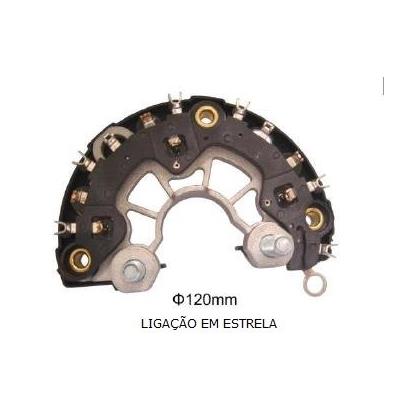 Retificador Do Alternador Audi A3 TT Fiat Ducato Mercedes Sprinter 310C Volkswagen Bora Golf Polo Passat 120A - Ikro - IK3222  