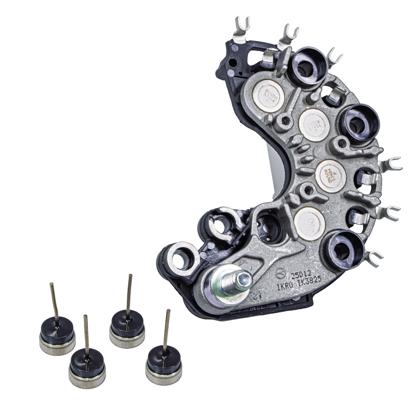 Retificador do Alternador Palio Stilo Doblo 1.8 Após 2002 Novo Corsa Sedan 1.0 Após 2002 - IKRO IK3825  