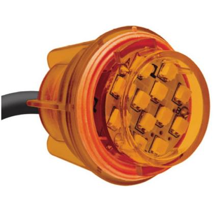 Sokled Soquete 6 Leds Âmbar Lanterna Traseira Carreta 24V - GF7.050.24 AM