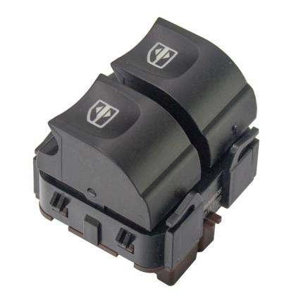 Botão do Vidro Elétrico Captur Duster Oroch Zoe Dianteiro Lado Motorista Sem Moldura 7 Vias - Gauss - GE2115