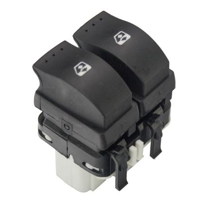 Botão do Vidro Elétrico Laguna Megane Scenic Dianteiro Lado Motorista Sem Moldura 10 Vias - Gauss - GE2126