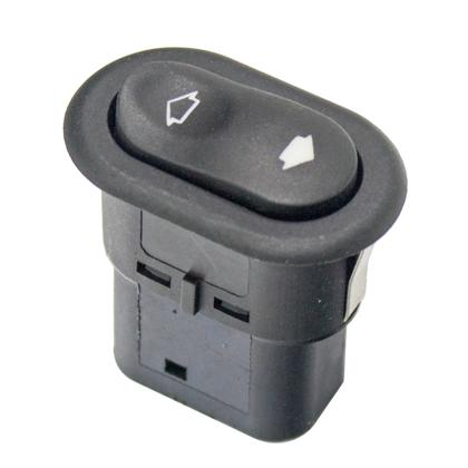 Botão do Vidro Elétrico Universal Dianteiro Led Verde com Moldura 6 Vias - Gauss - GE2066