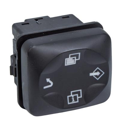 Tecla Navegação Mercedes Accelo L916 2008 a 2018 Atego 2008 a 2018 24 Volts - Kostal 12257841  