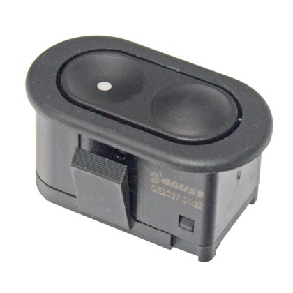 Botão do Vidro Elétrico Corsa 1.0 1.6  Dianteiro Lado Passageiro Led Laranja 6 Vias - Gauss - GE2027