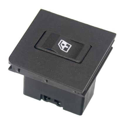 Botão do Vidro Elétrico Elba Fiorino Premio Uno Dianteiro Lado Passageiro Led Verde 5 Vias - Gauss - GE2033