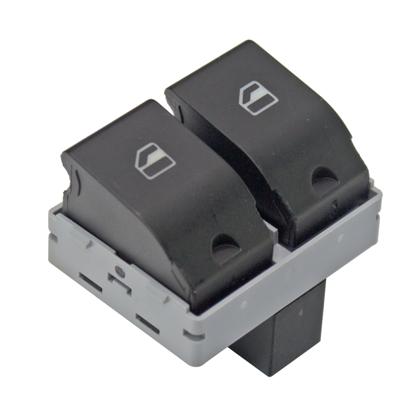 Botão do Vidro Elétrico Fox Gol Saveiro Parati Voyage Constellation Dianteiro Lado Motorista LED Vermelho 4 Vias - GAUSS - GE2000
