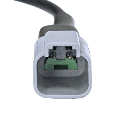 Válvula Solenoide de Parada Bobcat Perkins Motores Série 400 GG402D15 GH403D07 GJ403D11 GK403D15 GL403D15T 12V 2 Pinos com Plug - DNI8070  