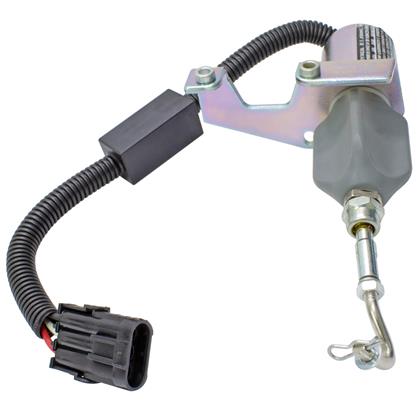 Válvula Solenoide de Parada Cummins Fiat Allis JCB Volvo 24 Volts - DNI8032  