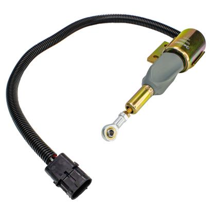 Válvula Solenoide De Parada Motor Cummins 6BT Komatsu WA180 PC200 Fiat Allis RG170 FG20024V 3 Pinos - GAUSS - GS22020  