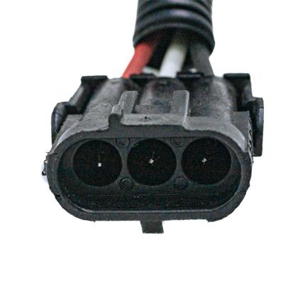 Válvula Solenoide de Parada Pá Carregadora W20 Cummins Motor 4BT 3991168 3964628 24V Cambão 3 Pinos - DNI8040  