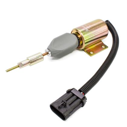 Válvula Solenoide De Parada Trator NH 1078 1079 12V 3 Vias - GAUSS GS22043