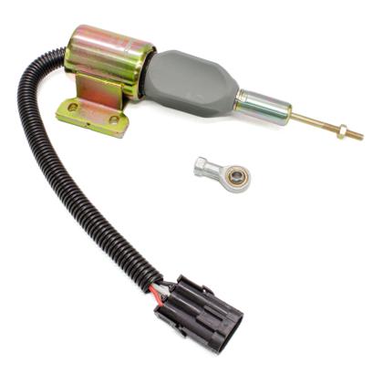 Válvula Solenoide De Parada Trator W20E W20 RG170 FG160 FG200 24V Cambão 3 Pinos - GAUSS - GS22018  