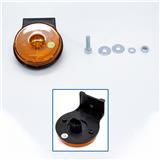 Lanterna Lateral Led Bivolt Modelo Randon Laranja Com Suporte - Pradolux - PL0684.19.61  