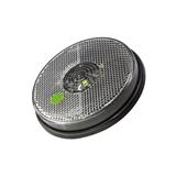 Lanterna Lateral Led Redonda Universal Bivolt Branco - Pradolux - PL0638.41.42  