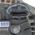 Alternador Eurocargo Attack Tector Escavadeira Cx220b E175b Lw130b 70A 8 Vias 24V com Polia Plug 5 Pinos - Seg - 0124555033