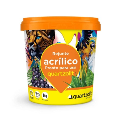 Rejunte Acrílico Quartzolit 1Kg