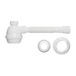 Sifão Tubo Extensivo com Copo Branco Blukit