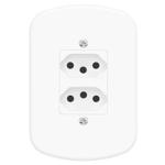 Tomada Dupla Distanciada 2P+T 20a/250v Blanc Fame