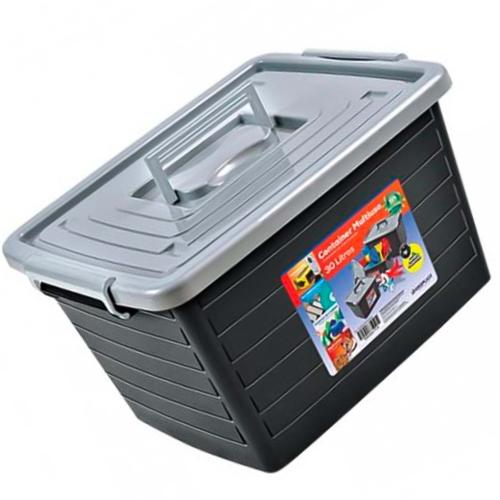 CAIXA PLST CONTAINER ORGAN 30L ARQPLAST