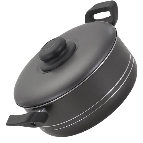 CACAROLA TEFLON 24CM PRETO NACIONAL