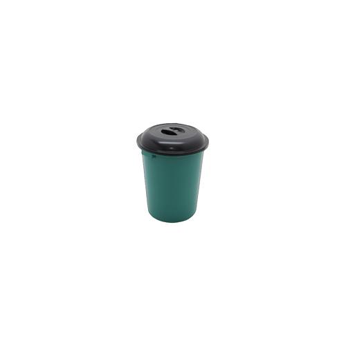 CESTO FECHADO 95L C/TAMPA INPLAST