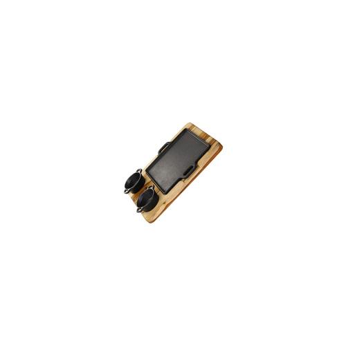 CHAPA FERRO FUNDIDO C/02 MOLHEIRAS 01SUPORTE MAD