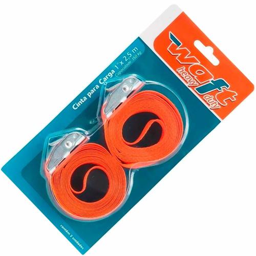 CINTA AMARRAR CARGA S/CATRACA 1POL*2,5M C/2PCS