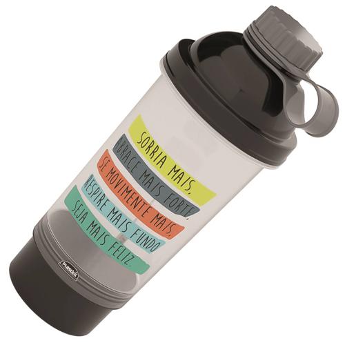 *COQUETELEIRA SHAKEIRA 580ML PLST C/TP PLASUTIL