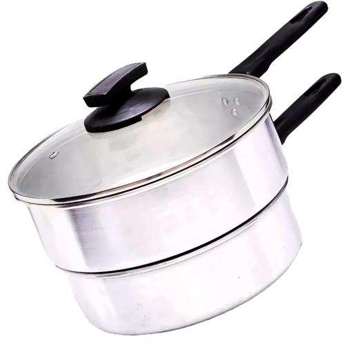 *DERRETEDEIRA CHOCOLATE INOX C/TAMPA VIDRO