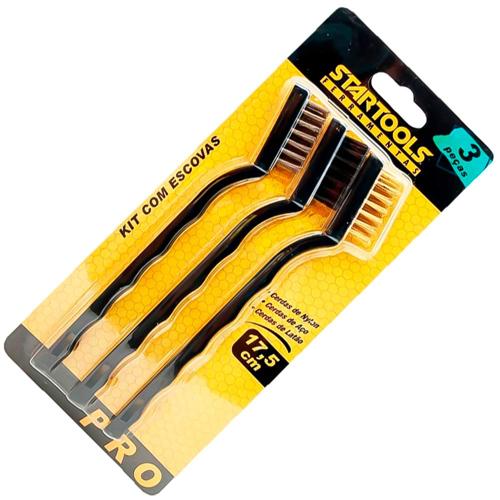 ESCOVA ACO 3PCS STARTOOLS
