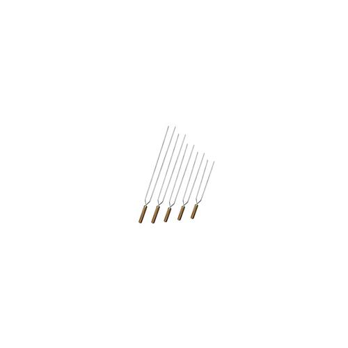 ESPETO CHURRASCO DUPLO ESTANHADO 65CM