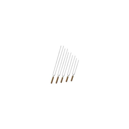 ESPETO CHURRASCO DUPLO ESTANHADO 75CM