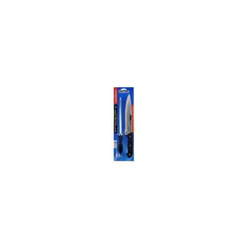 *FACA CHEF INOX JOGO 2PCS WESTERN