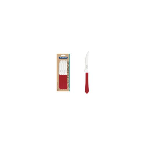 FACA CHURRASCO INOX CB VERM LEME CART12 TRAMONTINA