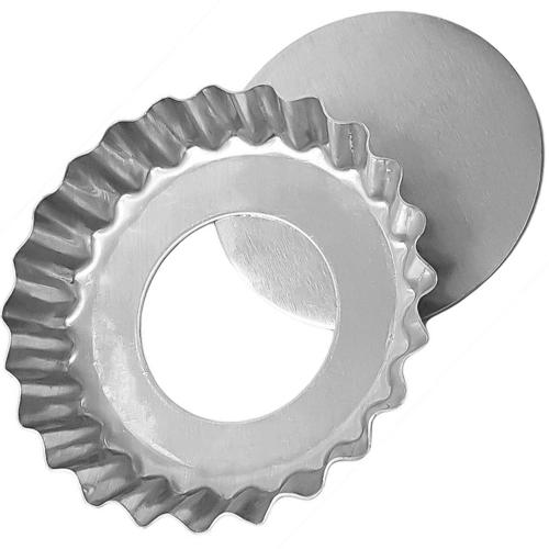 FORMA P/TORTA MACA FUNDO FALSO ALUM 07 FEST PT 12