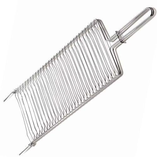 GRELHA CHURRASCO DUPLA CONCAVA 03 82,5CM*24CM