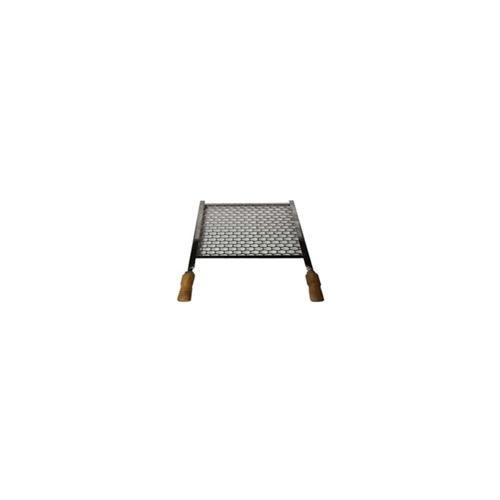 GRELHA CHURRASCO INOX 40CM*30CM