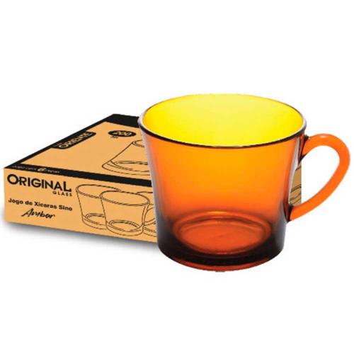 XICARA CHA SINO AMBAR 200ML M6 ORIGINAL