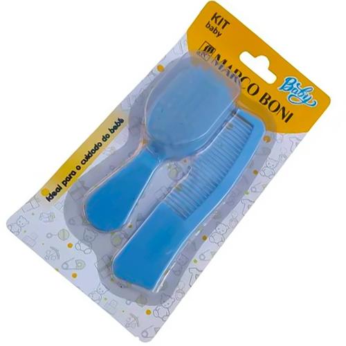 *KIT 01PENTE/01ESCOVA TURQUESA CART BOVOLIN
