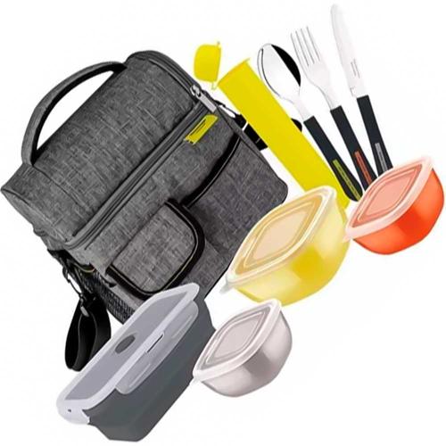 KIT MARMITA POWER UP 9PCS BOLSA TERMICA