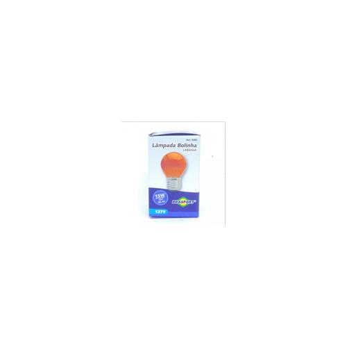 LAMPADA BOLINHA LARANJA 127V*15W