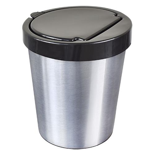 LIXEIRA P/ESCRITORIO 10L METALIZADO INOX ARQ