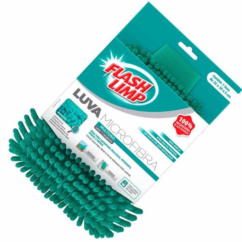 LUVA MICROFIBRA MULTIUSO FLASHLIMP