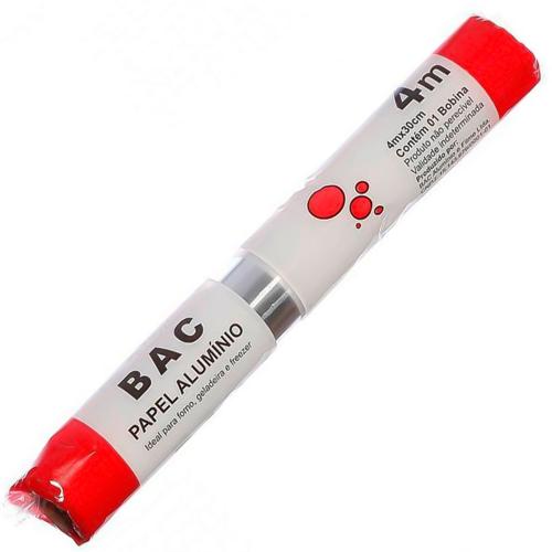 PAPEL ALUMINIO 30CM*0,4MTS BAC