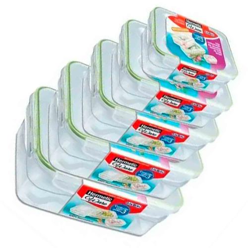 POTE HERMETIC WARE RETANG CJTO 05PCS PLST PLASBRIN