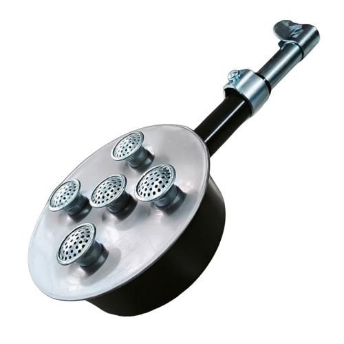 QUEIMADOR FOGAO IND 5 CAOLINS 8/20CM INOX C/REG **