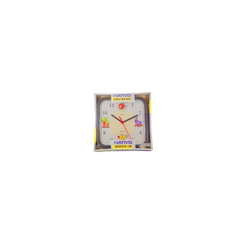 RELOGIO PAREDE QUAD 24CM LEGUMES 51371-0