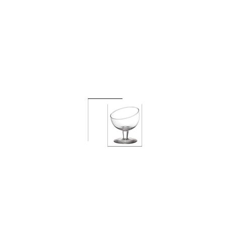 TACA VIDRO BOCA TORTA 18,6CM*19,5CM 929 MISTRAL